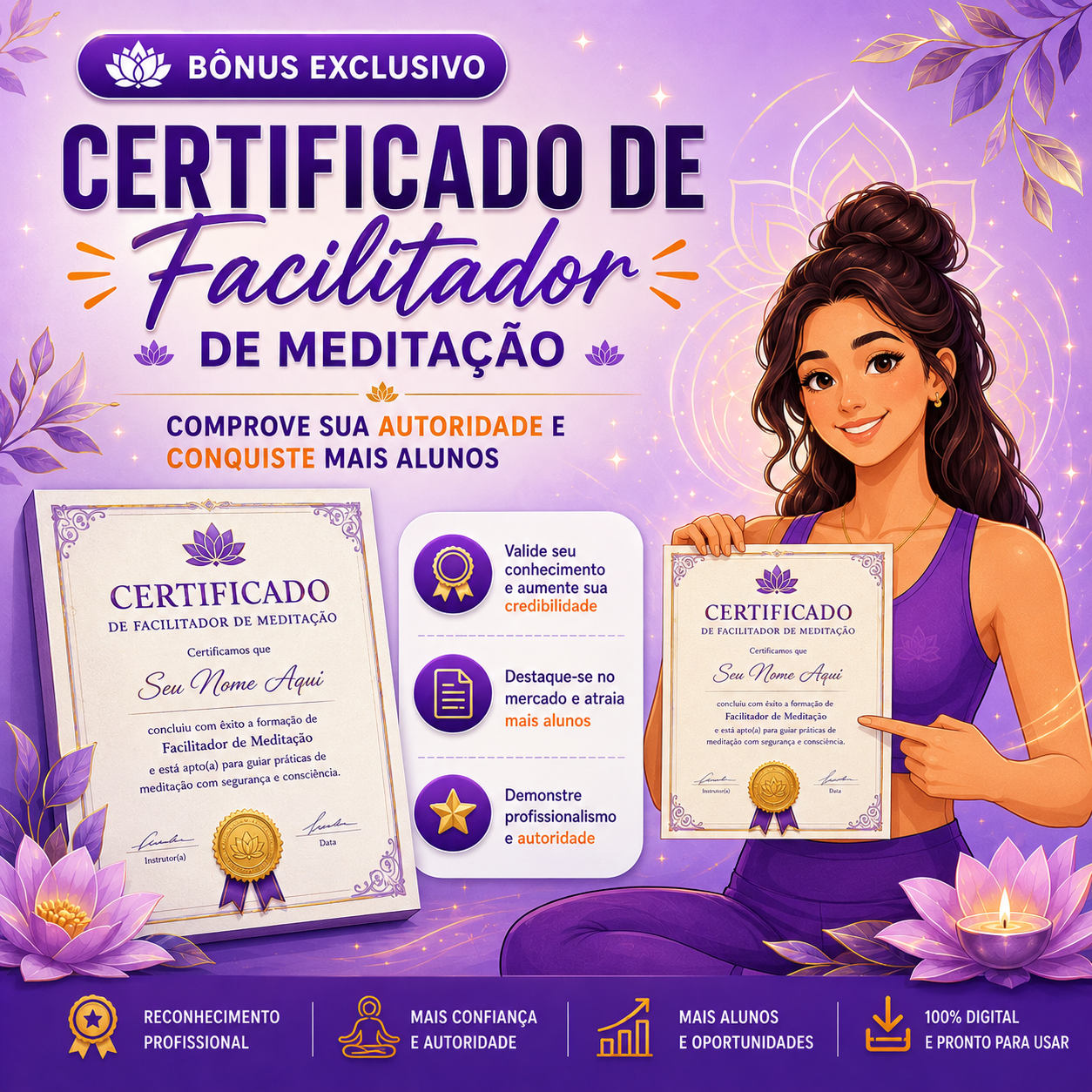 Certificado de Meditação