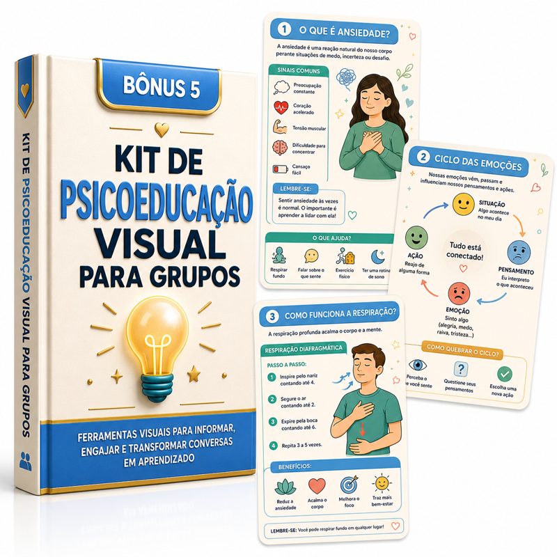 Bônus 05 — Kit de Psicoeducação Visual para Grupos