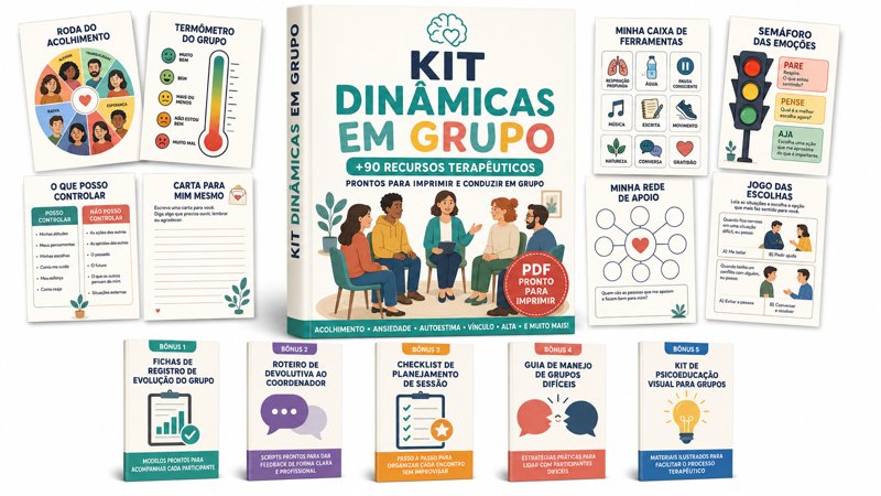 Kit Completo Dinâmicas em Grupo