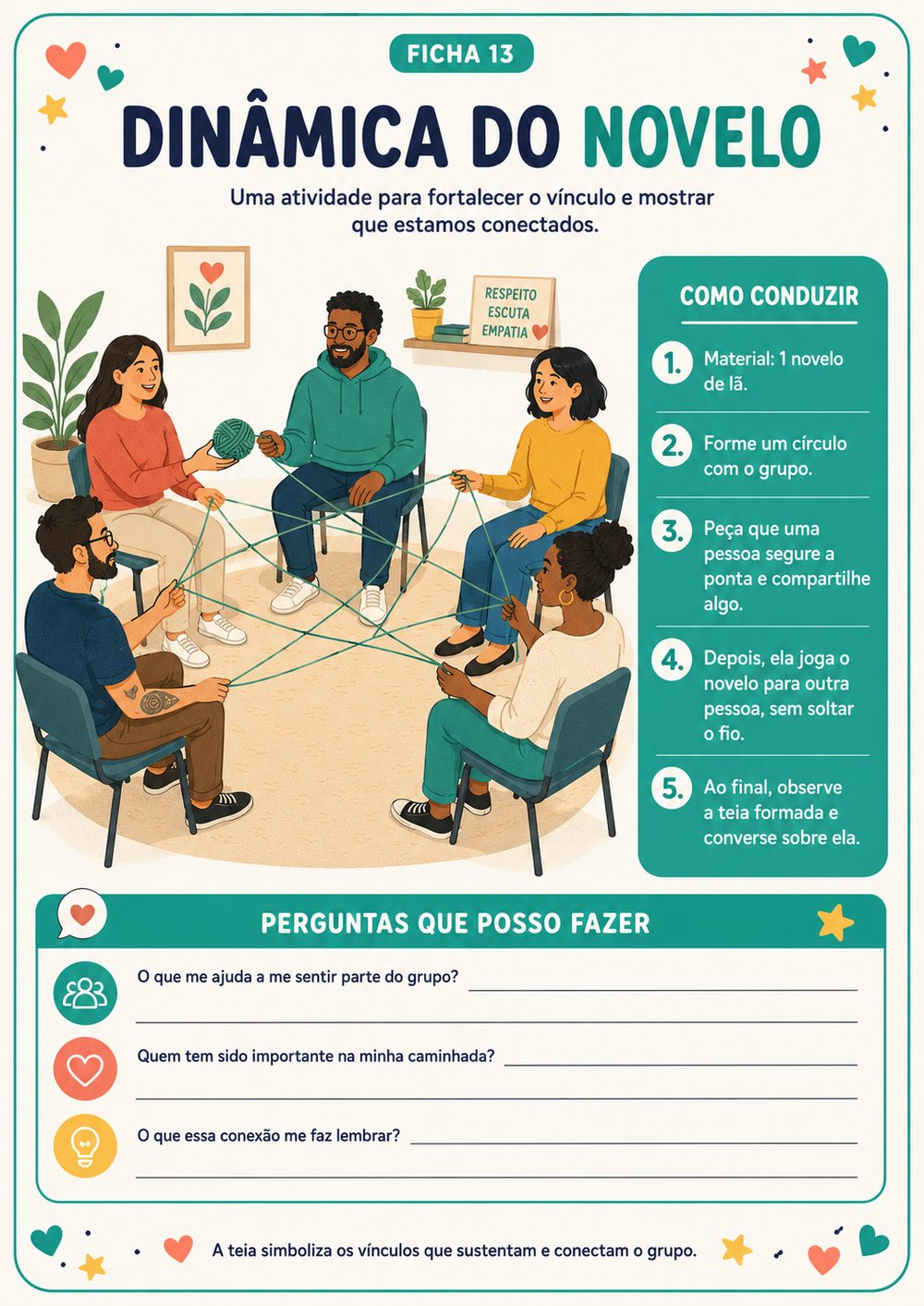 Amostra do Kit Dinâmicas em Grupo 1