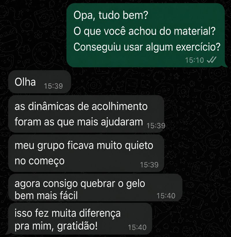 Depoimento de profissional que usa o kit 4